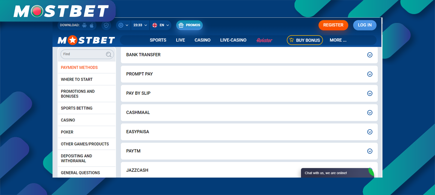 A variety of deposit alternatives are available to Mostbet players in Bangladesh.