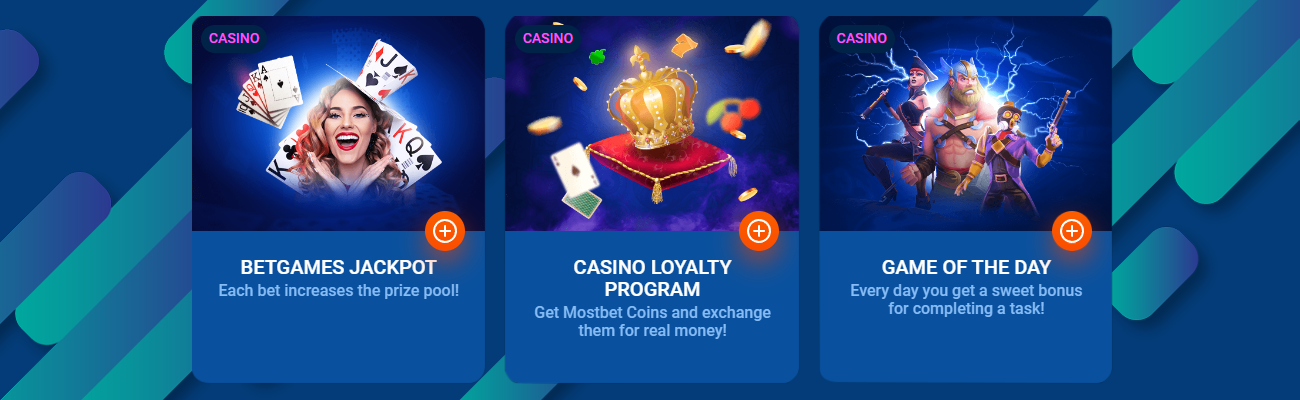 Exciting sign-up offer also available for casino enthusiasts at Mostbet.