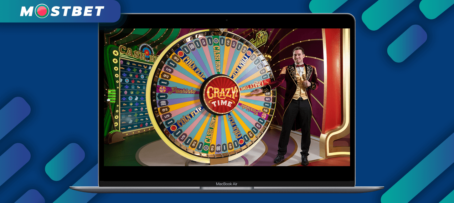 Details about Mostbet's Live Crazy Time Game